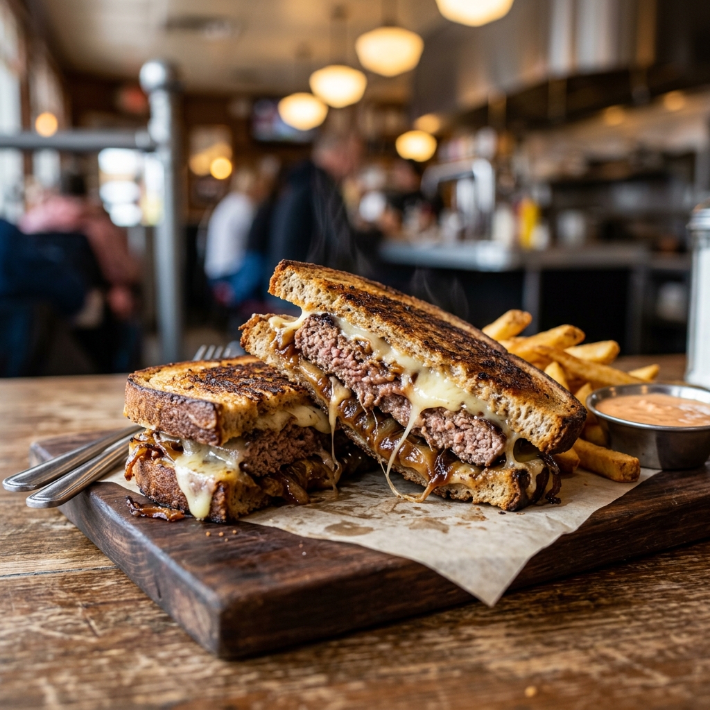 The Anatomy of a Perfect Diner Patty Melt